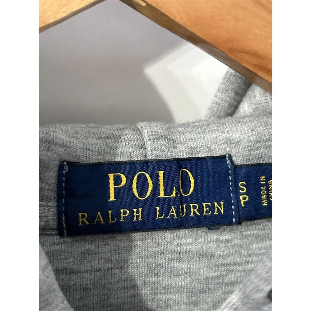 Polo Ralph Lauren Script Spellout Hoodie Pullover Sweatshirt Mens Sz Small